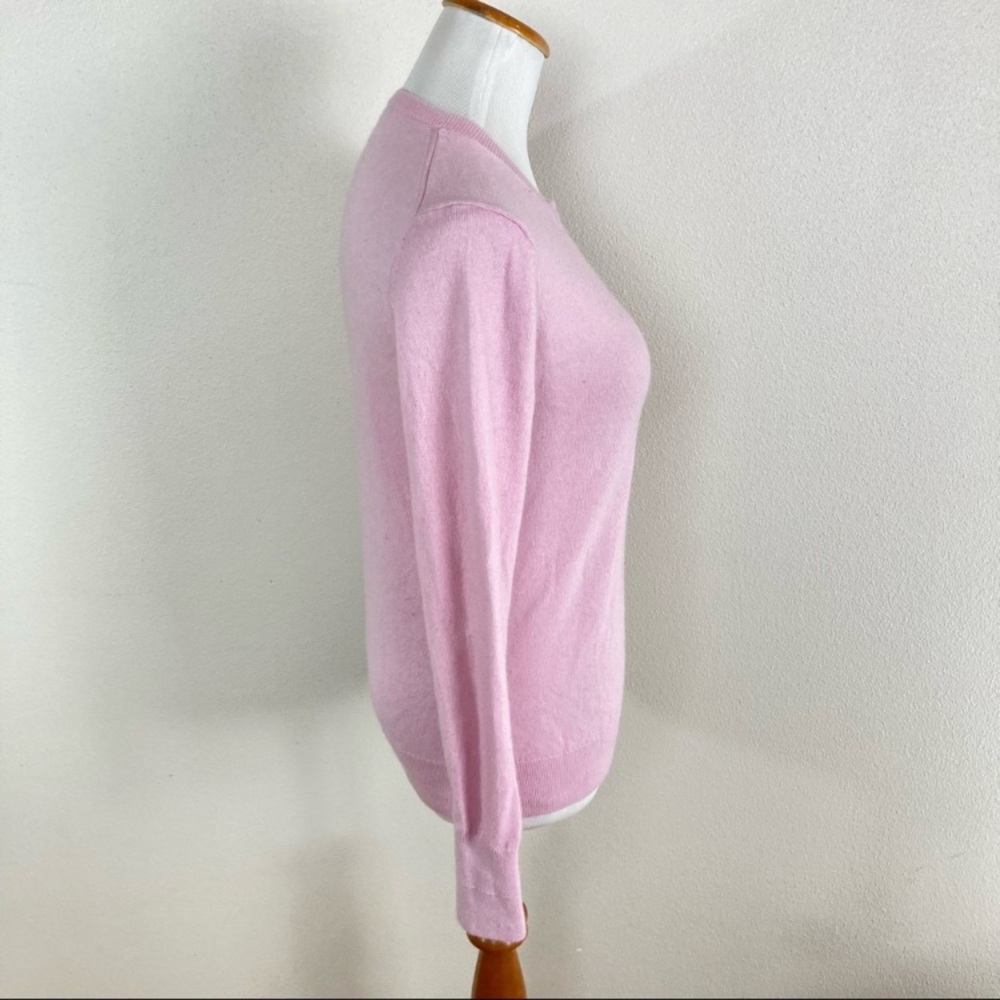 Everlane Cashmere Pink Pullover‎ Sweater Long Sleeve Women’s Sz Small - Picture 6 of 7